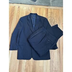 Hart Schaffner Marx Gold Trumpeter 2 Piece Suit Mens 43R Vented 2 Button